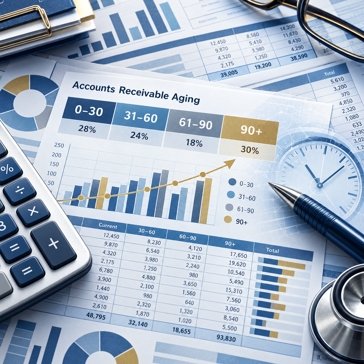 Accounts receivable aging report